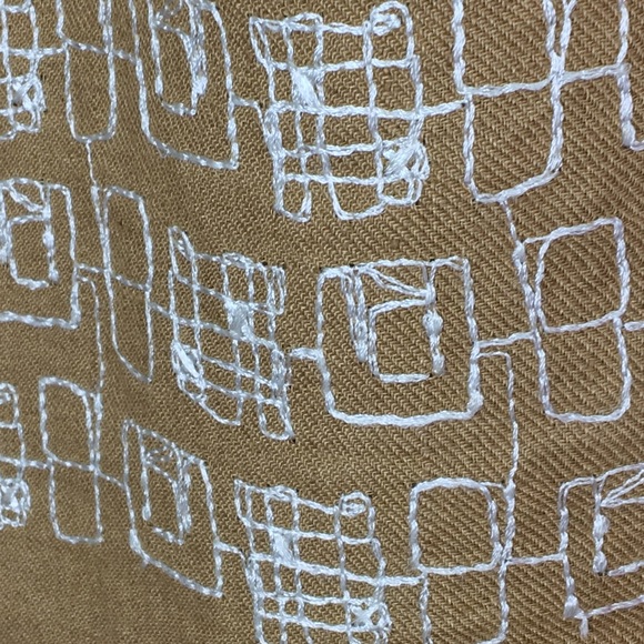 Vintage Y2K LIDA BADAY Linen Skirt with embroidery - Picture 8 of 15